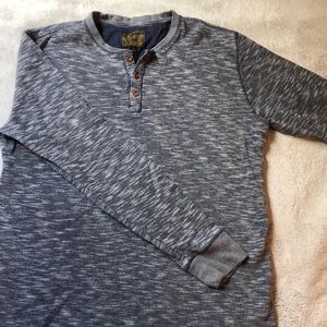 LUCKY BRAND LONG SLEEVE HENLEY